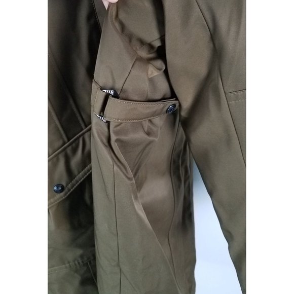 Centigrade Women's Sz. 2X Olive Parka Coat with Faux Fur Details NEW - Picture 4 of 12